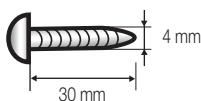 SAMSUNG HT-D330 - Conexión del soporte para pared - 1