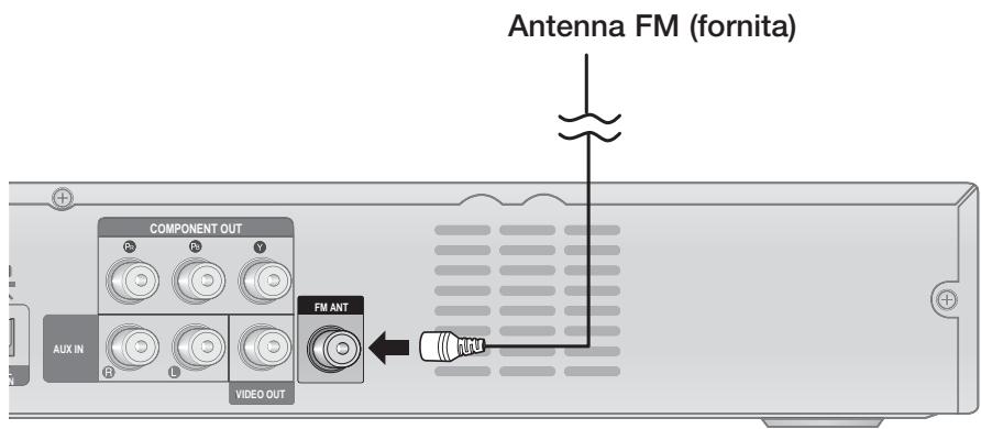 SAMSUNG HT-D330 - Collegamento dell'antenna FM - 1