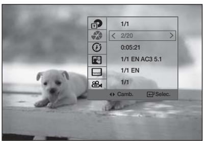 SAMSUNG HT-D330 - Visualización de la información del disco - 2