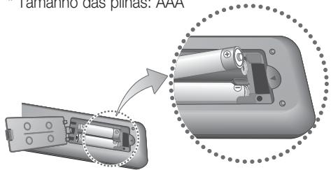 Tamanho das plinas. AAA