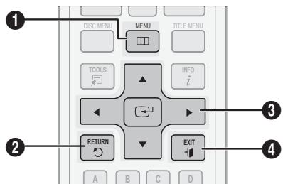 SAMSUNG HT-D550 - Ajuste del menu de configuración - 1