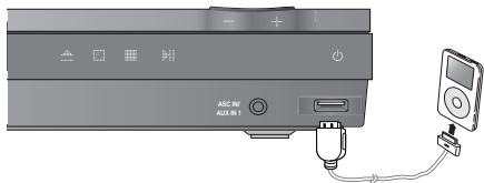 SAMSUNG HT-D550 - Utilisation d'un ipod/iphone - 1
