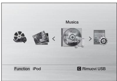 SAMSUNG HT-D550 - Ascolto di musica (modo IPOD) - 1