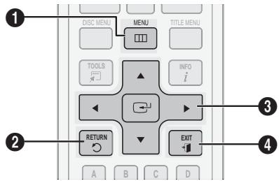 SAMSUNG HT-D550 - Impostazione del menu di configurazione - 1