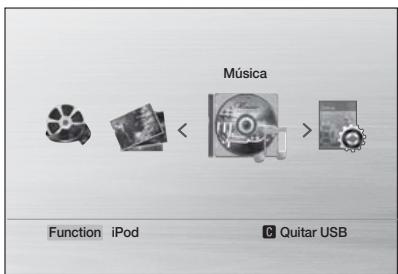 SAMSUNG HT-D550 - Audición de música (Modo IPOD) - 1