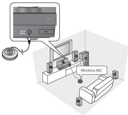 SAMSUNG HT-D550 - Impostazione ASC (Auto Sound Calibration) - 1
