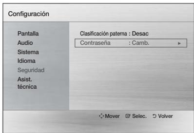 SAMSUNG HT-D550 - Cambiar contrasea - 1