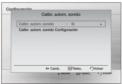 SAMSUNG HT-D550 - Calibración automatica de sonido - 1