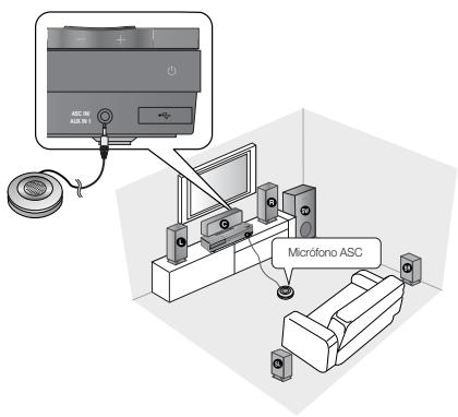 SAMSUNG HT-D550 - Ajuste de ASC (Calibración automática de sonido) - 1