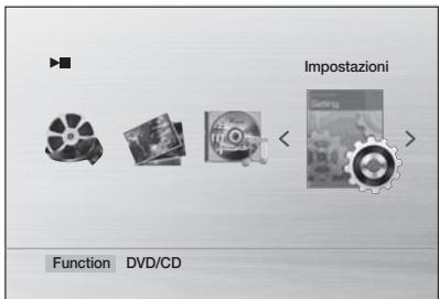 SAMSUNG HT-D550 - Impostazione del menu di configurazione - 2
