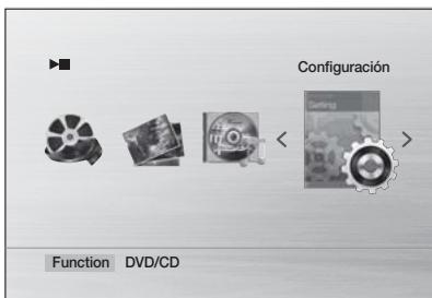 SAMSUNG HT-D550 - Ajuste del menu de configuración - 2