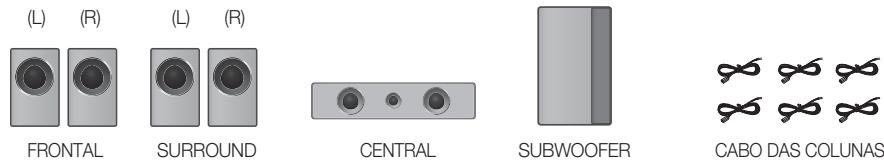 SAMSUNG HT-D550 - Componentes das colunas - 1