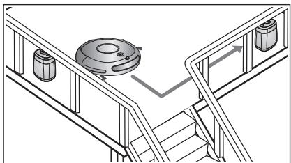 SAMSUNG VCR8874T3B - In caso di tappeti con lunghe frange, ripiegare le frange除去 il tappeto. - 3