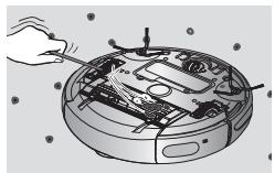 SAMSUNG VCR8874T3B - PULIZIA DELLE RUOTE DI GUIDA - 3