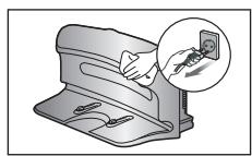 SAMSUNG VCR8874T3B - Prima di pulire la base di ricarica, scollegare il cavo di alimentazione. - 1