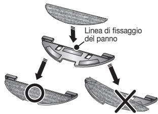 SAMSUNG VCR8874T3B - Istruzioni per l'insertimento del panno - 1