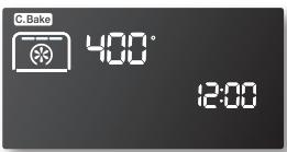 SAMSUNG NE599N1PBSR/AC - How to set the oven for convection baking (single mode) - 9