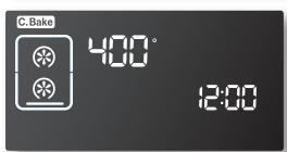 SAMSUNG NE599N1PBSR/AC - Comment régler le four pour la cuisson par convection (mode unique) ? - 3