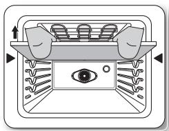 SAMSUNG NE599N1PBSR/AC - To Install the Partition into the Oven Cavity - 2