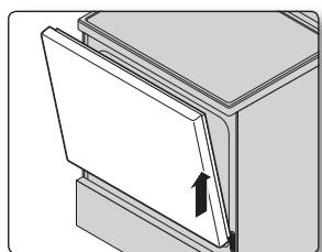 SAMSUNG NE599N1PBSR/AC - Comment retirer la porte ? - 5