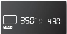 SAMSUNG NE599N1PBSR/AC - How to set the oven for delay timed cooking (single mode) - 10