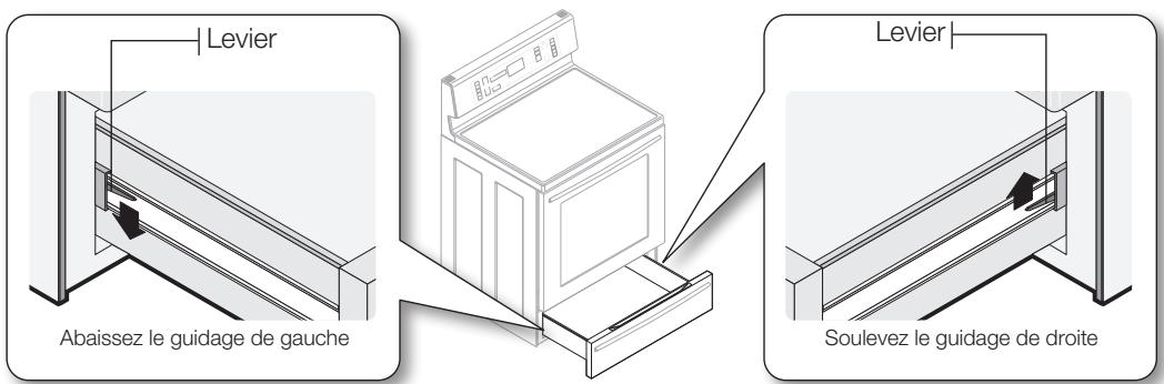 SAMSUNG NE599N1PBSR/AC - Comment retirer le tiroir chauffe-plat ? - 1
