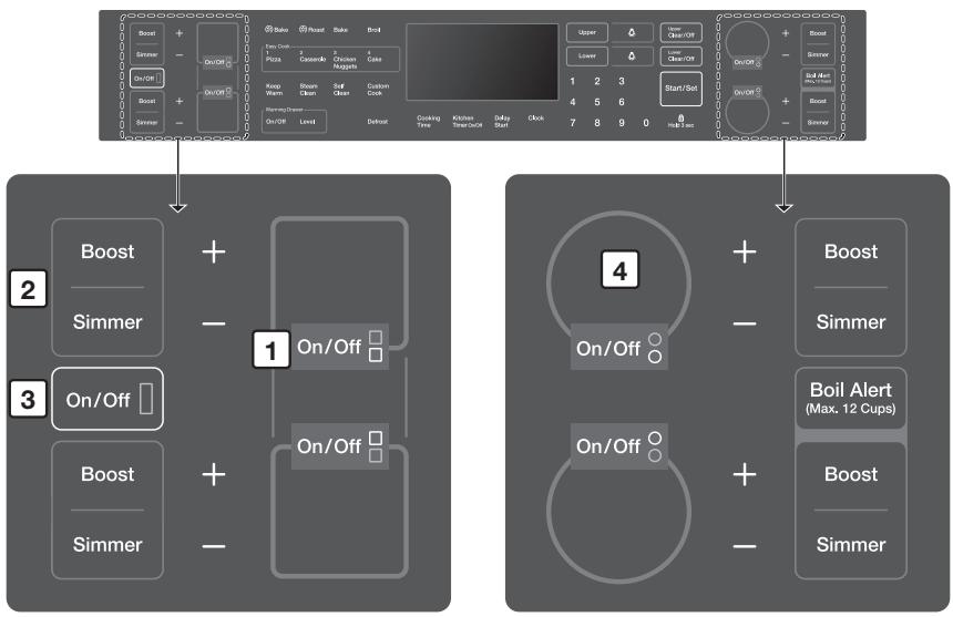 SAMSUNG NE599N1PBSR/AC - INDUCTION TOUCH CONTROL - 1