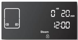 SAMSUNG NE599N1PBSR/AC - Comment régler le four pour le nettoyage vapeur ? - 3