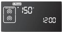 SAMSUNG NE599N1PBSR/AC - How to set the oven for convection roasting (single mode) - 4