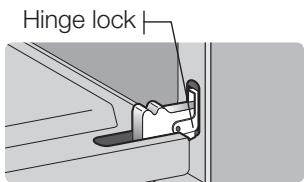 SAMSUNG NE599N1PBSR/AC - How to remove the door - 3