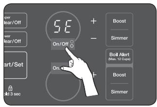 SAMSUNG NE599N1PBSR/AC - UTILISATION DES TOUCHES SENSITIVES - 2
