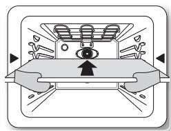 SAMSUNG NE599N1PBSR/AC - To Install the Partition into the Oven Cavity - 3