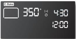 SAMSUNG NE599N1PBSR/AC - How to set the oven for delay timed cooking (single mode) - 9
