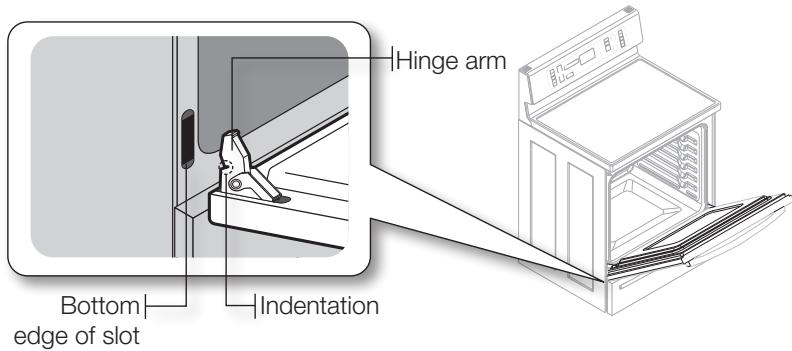 SAMSUNG NE599N1PBSR/AC - How to replace the door - 1