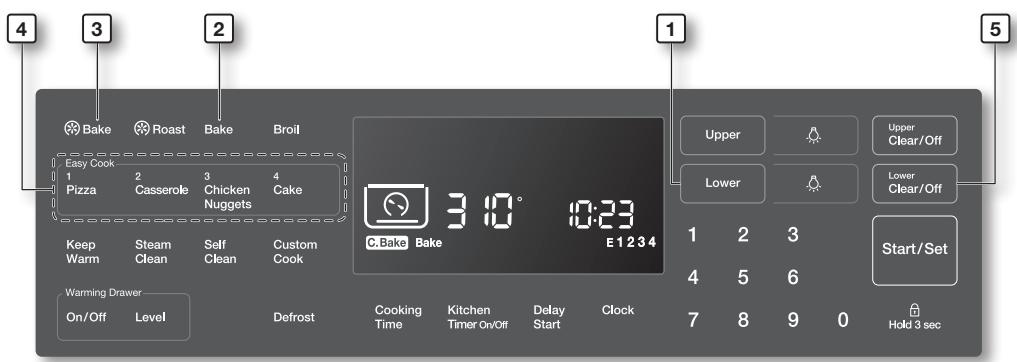 SAMSUNG NE599N1PBSR/AC - Twin oven upper - 1