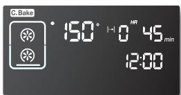 SAMSUNG NE599N1PBSR/AC - How to set the oven for timed cooking (single mode) - 5