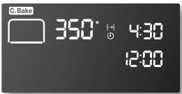 SAMSUNG NE599N1PBSR/AC - How to set the oven for delay timed cooking (single mode) - 11
