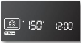 SAMSUNG NE599N1PBSR/AC - Comment régler le four pour la cuisson par convection (mode unique) ? - 12