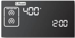 SAMSUNG NE599N1PBSR/AC - Comment régler le four pour le rôtissage par convection (mode unique) ? - 3