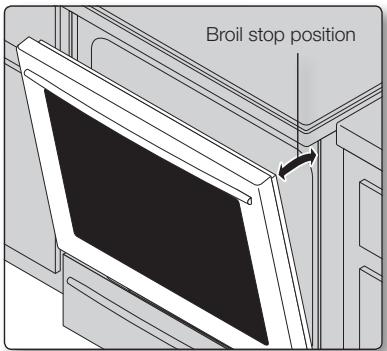SAMSUNG NE599N1PBSR/AC - Broil stop position - 1