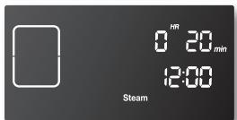 SAMSUNG NE599N1PBSR/AC - How to set the oven for steam-cleaning - 2