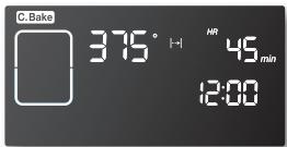 SAMSUNG NE599N1PBSR/AC - How to set the oven for timed cooking (single mode) - 4