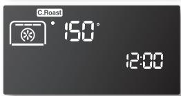 SAMSUNG NE599N1PBSR/AC - How to set the oven for convection roasting (twin mode) - 4