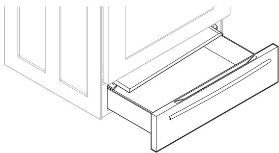 SAMSUNG NE599N1PBSR/AC - À PROPOS DU TIROIR CHAUFFE-PLAT - 1