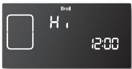 SAMSUNG NE599N1PBSR/AC - How to set the oven for broiling (single mode) - 1