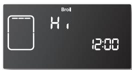 SAMSUNG NE599N1PBSR/AC - How to set the oven for broiling (single mode) - 2