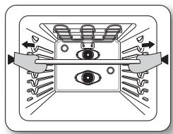 SAMSUNG NE599N1PBSR/AC - To Install the Partition into the Oven Cavity - 4