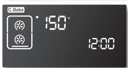 SAMSUNG NE599N1PBSR/AC - Comment régler le four pour la cuisson par convection (mode unique) ? - 4