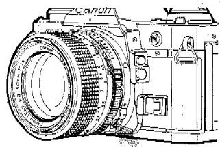 CANON AE-1 PROGRAM - Réglage de l'objectif pour la photographie en EA (exposition automatique) - 3