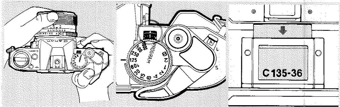 CANON AE-1 PROGRAM - Mise en place du film - 7
